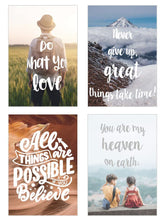 Laden Sie das Bild in den Galerie-Viewer, Edition Seidel Set 40 Postkarten Leben & Momente mit Sprüchen. Karten mit Spruch Postcrossing Geburtstagskarten. Geschenkidee Dekoidee. Liebe Freundschaft Leben Motivation lustig (SW02) (21229)