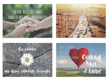 Laden Sie das Bild in den Galerie-Viewer, Edition Seidel Set 25 Postkarten Leben & Momente mit Sprüchen. Karten mit Spruch Geburtstagskarten Postkarte Karte. Geschenk Dekoidee. Liebe Freundschaft Leben Motivation lustig (SW03) (21500)