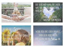 Laden Sie das Bild in den Galerie-Viewer, Edition Seidel Set 25 Postkarten Leben & Momente mit Sprüchen. Karten mit Spruch Geburtstagskarten Postkarte Karte. Geschenk Dekoidee. Liebe Freundschaft Leben Motivation lustig (SW03) (21500)