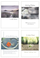 Laden Sie das Bild in den Galerie-Viewer, Edition Seidel Set 20 Premium Trauerkarten / Beileidskarten mit Umschlag. Trauerkarte Beileidskarte mit Spruch schreiben (Doppelkarten/Klappkarten mit Briefumschlag) (21253) (SW02)
