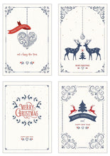 Laden Sie das Bild in den Galerie-Viewer, Edition Seidel Set 20 Premium Designer Weihnachtskarten mit Briefumschlag - Karten Weihnachten Postkarten (21787)