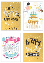 Laden Sie das Bild in den Galerie-Viewer, Edition Seidel Set 20 exklusive Premium Geburtstagskarten mit Briefumschlag. Glückwunschkarte Grusskarte Geburtstag Geburtstagskarte Mann Frau Karten Happy Birthday Billet (20533)