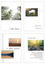Laden Sie das Bild in den Galerie-Viewer, Edition Seidel Set 12 einfühlsame Premium-Trauerkarten / Beileidskarten mit Umschlag. Trauerkarte Beileidskarte mit Spruch (Doppelkarten/Klappkarten mit Briefumschlag) (20817)