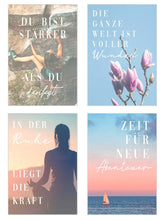Laden Sie das Bild in den Galerie-Viewer, Edition Seidel Set 25 Postkarten Leben & Momente mit Sprüchen. Karten mit Spruch Geburtstagskarten Postkarte Karte. Geschenk Dekoidee. Liebe Freundschaft Leben Motivation lustig (SW03) (23008)