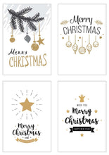 Laden Sie das Bild in den Galerie-Viewer, Edition Seidel Set 20 Premium Designer Weihnachtskarten mit Briefumschlag - Karten Weihnachten Postkarten (21787)