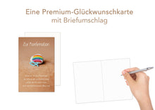 Laden Sie das Bild in den Galerie-Viewer, Edition Seidel Premium Glückwunschkarte zur Konfirmation mit Umschlag. Konfirmationskarte Karte mit Spruch Grusskarte Steine Fisch Regenbogen Junge Mädchen (KF310 SW024) (24495)
