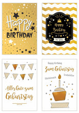 Laden Sie das Bild in den Galerie-Viewer, Edition Seidel Set 20 exklusive Premium Geburtstagskarten mit Briefumschlag Glückwunschkarte Grusskarte Geburtstag Geburtstagskarte Mann Frau Karten Happy Birthday Sprüche