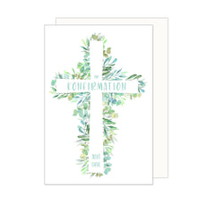 Laden Sie das Bild in den Galerie-Viewer, Edition Seidel Premium Glückwunschkarte zur Konfirmation mit Umschlag. Konfirmationskarte mit Spruch Karte Grusskarte Taube Menschen versammelt Junge Mädchen (KF303 SW023) (22080)