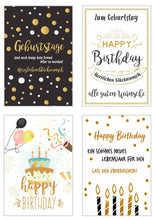 Laden Sie das Bild in den Galerie-Viewer, Edition Seidel Set 20 exklusive Premium Geburtstagskarten mit Briefumschlag Glückwunschkarte Grusskarte Geburtstag Geburtstagskarte Mann Frau Karten Happy Birthday Sprüche