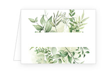 Laden Sie das Bild in den Galerie-Viewer, Edition Seidel Set 50 Premium Tischkarten Platzkarten Namenskarten Kommunion Konfirmation Firmung Hochzeit Geburtstag Taufe Feier Familienfeier Goldhochzeit Diamanthochzeit grüne Blätter Eukalyptus (21776)