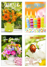 Laden Sie das Bild in den Galerie-Viewer, Edition Seidel Set 20 exklusive Premium Geburtstagskarten mit Umschlag Glückwunschkarte Grusskarte zum Geburtstag Geburtstagskarte Mann Frau Karten Happy Birthday (SW02) (Set 3) (21239)