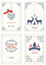 Laden Sie das Bild in den Galerie-Viewer, Edition Seidel Set 6 Premium Weihnachtskarten mit Briefumschlag - Karten Weihnachten Postkarten (21782)