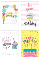 Laden Sie das Bild in den Galerie-Viewer, Edition Seidel Set exklusive Premium Geburtstagskarten mit Umschlag. Glückwunschkarte Grusskarte zum Geburtstag. Geburtstagskarte Mann Frau Karten Billet Happy Birthday Sprüche