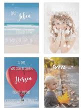 Laden Sie das Bild in den Galerie-Viewer, Edition Seidel Set 25 Postkarten Leben & Momente mit Sprüchen. Karten mit Spruch Postcrossing Geburtstagskarten. Geschenkidee Dekoidee. Liebe Freundschaft Leben Motivation lustig (SW03) (21499)