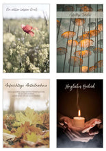 Laden Sie das Bild in den Galerie-Viewer, Edition Seidel Set 20 Premium Trauerkarten / Beileidskarten mit Umschlag. Trauerkarte Beileidskarte mit Spruch schreiben (Doppelkarten/Klappkarten mit Briefumschlag) (SW02) (21252)