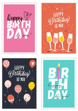 Laden Sie das Bild in den Galerie-Viewer, Edition Seidel Set 20 exklusive Premium Geburtstagskarten mit Briefumschlag. Glückwunschkarte Grusskarte Geburtstag Geburtstagskarte Mann Frau Karten Happy Birthday Billet (20533)