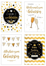 Laden Sie das Bild in den Galerie-Viewer, Edition Seidel Set exklusive Premium Geburtstagskarten mit Umschlag und Sprüchen. Glückwunschkarte Grusskarte Geburtstag Spruch. Geburtstagskarte Postkarte Postkarten Happy Birthday