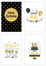 Laden Sie das Bild in den Galerie-Viewer, Edition Seidel Set 20 exklusive Premium Geburtstagskarten mit Briefumschlag Glückwunschkarte Grusskarte Geburtstag Geburtstagskarte Mann Frau Karten Happy Birthday Sprüche