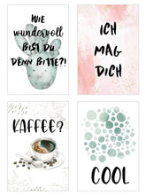 Laden Sie das Bild in den Galerie-Viewer, Edition Seidel Set 25 Postkarten Leben & Momente mit Sprüchen. Karten mit Spruch. Geburtstagskarten lustig Postkarte Karte. Geschenk Dekoidee. Liebe Freundschaft Leben Motivation (SW03) (21501)