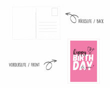 Laden Sie das Bild in den Galerie-Viewer, Edition Seidel Set 20 Geburtstagskarten Postkarten Glückwunschkarte Grusskarte Geburtstag Geburtstagskarte Mann Frau Karten Happy Birthday Billet Sprüche (SW02)