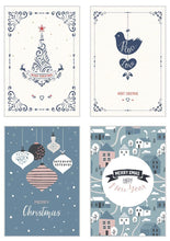 Laden Sie das Bild in den Galerie-Viewer, Edition Seidel Set 20 Premium Designer Weihnachtskarten mit Briefumschlag - Karten Weihnachten Postkarten (21787)