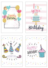 Laden Sie das Bild in den Galerie-Viewer, Edition Seidel Set exklusive Premium Geburtstagskarten mit Umschlag. Glückwunschkarte Grusskarte zum Geburtstag. Geburtstagskarte Mann Frau Karten Billet Happy Birthday Sprüche