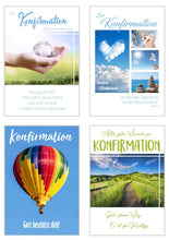 Laden Sie das Bild in den Galerie-Viewer, Edition Seidel Set 24 Premium Konfirmationskarten mit Umschlag (2 x 12 Karten) (20508)