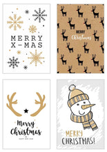 Laden Sie das Bild in den Galerie-Viewer, Edition Seidel Set 20 Premium Designer Weihnachtskarten mit Briefumschlag - Karten Weihnachten Postkarten (21787)