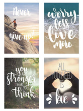 Laden Sie das Bild in den Galerie-Viewer, Edition Seidel Set 40 Postkarten Leben & Momente mit Sprüchen. Karten mit Spruch Postcrossing Geburtstagskarten. Geschenkidee Dekoidee. Liebe Freundschaft Leben Motivation lustig (SW02) (21229)