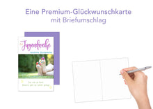 Laden Sie das Bild in den Galerie-Viewer, Edition Seidel Premium Glückwunschkarte zur Jugendweihe mit Umschlag. Eine einzelne Karte zur Jugendweihe mit Spruch. Grusskarte Zur Jugendweihe bunte Füsse Junge Mädchen (JW126 SW023)