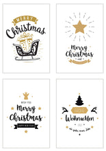 Laden Sie das Bild in den Galerie-Viewer, Edition Seidel Set 20 exklusive Premium Weihnachtskarten mit Umschlag (21109)