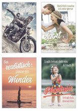 Laden Sie das Bild in den Galerie-Viewer, Edition Seidel Set 25 Postkarten mit Sprüchen Motivation Geschenk Geschenkidee Sortiment Dekoidee Text Verschicken und Schreiben Freundschaft Leben (20039)