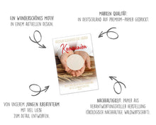 Laden Sie das Bild in den Galerie-Viewer, Edition Seidel Premium Glückwunschkarte zur Kommunion mit Umschlag. Kommunionskarte mit Spruch Grusskarte Karte Herzlichen Glückwunsch Junge Mädchen (KO269 SW022)