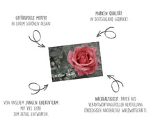 Laden Sie das Bild in den Galerie-Viewer, Edition Seidel Set 20 Premium Trauerkarten / Beileidskarten mit Umschlag. Trauerkarte Beileidskarte mit Spruch schreiben (Doppelkarten/Klappkarten mit Briefumschlag (SW02) (21251)