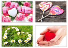 Laden Sie das Bild in den Galerie-Viewer, Edition Seidel Set 20 Postkarten mit Herz Motiven - Postkarten zur Hochzeit - Geschenkidee - Hochzeitsspiel - Postkarten Liebe - Valentinstag - Geburtstag - Danke (20055)