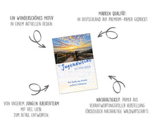 Laden Sie das Bild in den Galerie-Viewer, Edition Seidel Premium Glückwunschkarte zur Jugendweihe mit Umschlag. Eine einzelne Karte zur Jugendweihe mit Spruch. Grusskarte Meer Weg Strand Himmel Junge Mädchen (JW128 SW023)