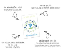 Laden Sie das Bild in den Galerie-Viewer, Edition Seidel Premium Glückwunschkarte zur Kommunion mit Umschlag. Eine einzelne Karte Kommunionskarte Grusskarte Kelch Junge Mädchen (KO272 SW022)