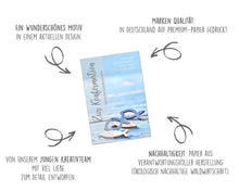 Laden Sie das Bild in den Galerie-Viewer, Edition Seidel Premium Glückwunschkarte zur Konfirmation mit Umschlag. Konfirmationskarte Karte Grusskarte Fische Meer Junge Mädchen (KF273a SW022) (21292)