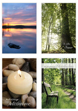 Laden Sie das Bild in den Galerie-Viewer, Edition Seidel Set 20 einfühlsame Trauerkarten / Beileidskarten mit Umschlag. Trauerkarte Beileidskarte mit Spruch schreiben (SW02) (21249)