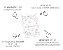 Laden Sie das Bild in den Galerie-Viewer, Edition Seidel Premium Glückwunschkarte zur Konfirmation mit Umschlag. Konfirmationskarte Karte Grusskarte Junge Mädchen (KF284 SW022) (21301)