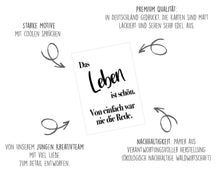 Laden Sie das Bild in den Galerie-Viewer, Edition Seidel Set Postkarten Leben & Momente mit mit Sprüchen. Karten mit Spruch. Geburtstagskarten Postkarte. Geschenk Dekoidee. Liebe Freundschaft Leben Motivation Bild Bilder lustig