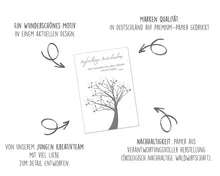 Laden Sie das Bild in den Galerie-Viewer, Edition Seidel Premium Trauerkarte mit Silberprägung und Umschlag. Beileidskarte Trauer Karte mit Spruch aufrichtige Anteilnahme Baum herzliches Beileid Teilnahme Mitgefühl (T879 SW023)