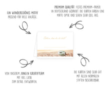 Laden Sie das Bild in den Galerie-Viewer, Edition Seidel Set 50 Premium Tischkarten Platzkarten Namenskarten Kommunion Konfirmation Firmung Hochzeit Geburtstag Taufe Feier Familienfeier Goldhochzeit Diamanthochzeit Stein Fisch - Schön, dass du da bist (21685)