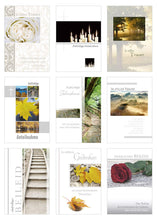 Laden Sie das Bild in den Galerie-Viewer, Edition Seidel Set 9 einfühlsame Trauerkarten / Beileidskarten mit Umschlag. Trauerkarte Beileidskarte mit Spruch schreiben (Doppelkarten/Klappkarten mit Briefumschlag) (20825)