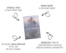 Laden Sie das Bild in den Galerie-Viewer, Edition Seidel Set 12 einfühlsame Trauerkarten / Beileidskarten mit Umschlag. Trauerkarte Beileidskarte mit Spruch (Doppelkarten/Klappkarten mit Briefumschlag) (20815)