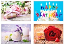 Laden Sie das Bild in den Galerie-Viewer, Edition Seidel Set exklusive Premium Geburtstagskarten mit Briefumschlag. Glückwunschkarte Grusskarte Geburtstag Geburtstagskarte Mann Frau Karten Happy Birthday Billet Sprüche