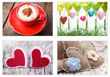 Laden Sie das Bild in den Galerie-Viewer, Edition Seidel Set 20 Postkarten mit Herz Motiven - Postkarten zur Hochzeit - Geschenkidee - Hochzeitsspiel - Postkarten Liebe - Valentinstag - Geburtstag - Danke (20055)