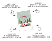 Laden Sie das Bild in den Galerie-Viewer, Edition Seidel Set 6 Premium Weihnachtskarten mit Briefumschlag - Karten Weihnachten Postkarten (21784)