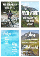 Laden Sie das Bild in den Galerie-Viewer, Edition Seidel Set 25 Postkarten Leben & Momente mit Sprüchen. Karten mit Spruch. Geburtstagskarten. Geschenk Dekoidee. Liebe Freundschaft Leben Motivation