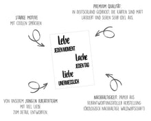 Laden Sie das Bild in den Galerie-Viewer, Edition Seidel Set Postkarten Leben & Momente mit Sprüchen. Karten mit Spruch. Geburtstagskarten Postkarte Karte. Geschenk Dekoidee. Liebe Freundschaft Leben Motivation. Bild Bilder lustig